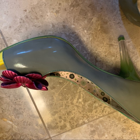 Multicolored 3 inch heels - Picture 7 of 8